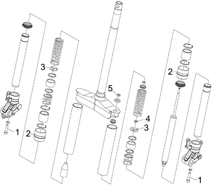 Composants de la fourche (Wuxi Top)