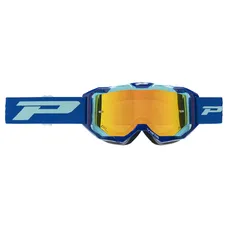 MASQUE/LUNETTES CROSS PROGRIP 3303 FL VISTA MULTILAYERED BLEU/TURQUOISE ECRAN MIROIR JAUNE ANTI-RAYURES/ANTI U.V./ANTI-BUEE (HOMOLOGUE CE-EN-N- AC-96025 REV.2)
