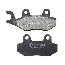 BRAKE PAD SET NEWFREN FOR KYMCO 50 AGILITY R10 2006>2014 4-STROKE, AGILITY R12 2007>2015 4-STROKE, 50-125 LIKE 2009>, 125 AGILITY RS 2009> FRONT/PEUGEOT 400 METROPOLIS 2017> REAR (FD0230BE) (ELITE ORGANIC)