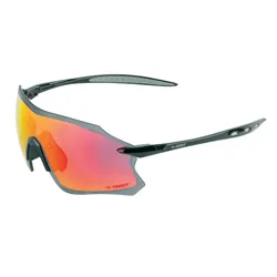 CYCLING GLASSES ADULT GIST PACK MONTURE BLACK VERRES SOLAIRES MIROIR RED - PROTECTOR 100% UV - UVA - UVB) ULTRA LEGERE (VERRE CAT 3)