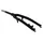 TREKKING FORK 700X35 RIGIDE ALUMINIUM BLACK COMPATIBLE V-BRAKE/DISC PIVOT LISSE 1''1/8-28,6 OUTER 280 mm (WITH REHAUSSE PIVOT 40 mm FOR REMPLACER UNE FORK SUSPENSION)