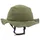 CASQUE VELO/TROTTINETTE ADULTE URBAIN/CITY CP01 AVEC CHAPEAU TEXTILE VERT TAILLE M/L REGLAGE MOLETTE - SELECTION P2R