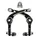 BRAKE CALIPER BMX U-BRAKE BLACK REAR (TO L'UNIT)