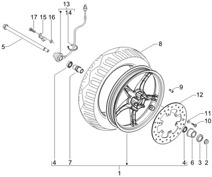 Roue avant