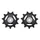 DERAILLEUR JOCKEY WHEEL SHIMANO 11-SPEED ULTEGRA R8150 (SET OF 2)