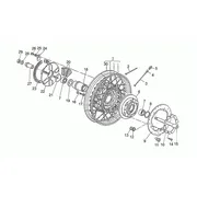 Roue AR rayons