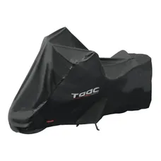 PROTECTIVE COVER MOTORCYCLE TAAC PLUS HYDROSCUD POLYESTER WATERPROOF/WATERPROOF 2000 mm SIZE XL BLACK (222X90X136CM) (STRAP ANTI-FLOATING/EYELET LOCK/BAG OF STORAGE)