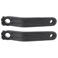 RIGHT CRANK ARM + LEFT MTB FAT BIKE LEADER FOX BRAGA MOTOR M500 170 mm ALUMINIUM BLACK (PAIR)