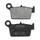 PLAQUETTE DE FREIN POLINI POUR BETA 50 RR ENDURO AR, 50 MOTARD ALU AM6 AR (L 66mm - H 37mm - P 7.6mm) (174.0125) (ORIGINAL)