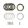 DISQUE D'EMBRAYAGE 50 A BOITE REPLAY RENFORCE POUR DERBI 50 SENDA, GPR / GILERA 50 SMT, RCR (EURO 2, 3) (+ 20% DE FRICTION) (KIT COMPLET)