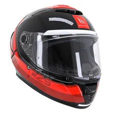 CASQUE INTEGRAL MT HELMETS THUNDER 4 SV R25 B35 NOIR/ROUGE BRILLANT XS (DOUBLE ECRANS / PINLOCK READY / FOGOFF READY) (ECE 22.06)