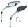 REAR-VIEW MIRROR SCOOTER REPLAY X-RUN2 CARBON MATTE (PAIR) (ROD DIAMETER 8 mm X L90MM)
