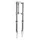 FOURCHE CYCLO EBR POUR PEUGEOT 103 SPX-RCX 16 POUCES CHROME (QUALITE 100% MADE IN ITALY)