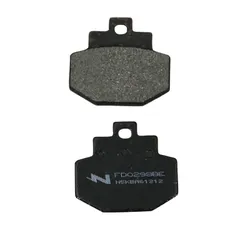PLAQUETTE DE FREIN NEWFREN POUR BENELLI 125-150 ADIVA 2000>2002 AR / GILERA 50 DNA 2000>2007 AR, 125 RUNNER VXR 2001>2004 AR / PIAGGIO 300 VESPA IE GTS 2012> AR (FD0298BE) (ELITE ORGANIQUE)