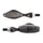 CLIGNOTANT MOTO AVOC MINI SAKA 12 LEDS ORANGE BASE ALU FUME/NOIR (L 73mm / H 22mm / L 23mm) (HOMOLOGUE CE) (PAIRE)