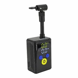 MINI COMPRESSEUR / GONFLEUR / POMPE A AIR MICHELIN ULTRA COMPACT AIR+ PRO 600 mAh 5V1,5A NOIR AVEC ECRAN NUMERIQUE 24L/min MAX 10,3 BAR -RXAP06