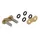 ATTACHE RIVETS AXE PLEINS 520 OR (TYPE CHAINE A520XHR2-G) DEMULTIPLICATION ORIGINE) (MR A520XHR2-G) -AFAM