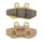 BRAKE PAD SET POLINI FOR DERBI 50 SENDA DRD 2003>2004 FRONT/RIEJU 50 MRX FRONT, SPIKE 2002> FRONT/PEUGEOT 50 XR6 FRONT/BETA 50 RR FRONT/APRILIA 125 PEGASO FRONT (174.2055) (SINTERED METAL)