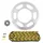 KIT CHAINE ADAPTABLE DERBI 50 GPR NUDE 2006>2009 420 11x53 (DIAM COURONNE 108/123/6.5) (DEMULTIPLICATION ORIGINE) -AFAM