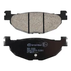 BRAKE PAD SET BREMBO FOR YAMAHA 500 TMAX 2004>2011 REAR, 400 MAJESTY 2004>2013 REAR (SCOOTER CARBON CERAMIC) -07059CC