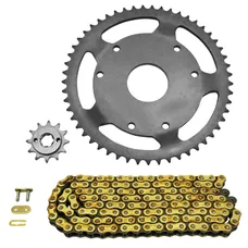 ADAPTABLE CHAIN KIT DERBI 50 SENDA R 1996>1999 420 12X53 (DIAMETER REAR SPROCKET 53/125/8.25) (OEM GEARING) -AFAM