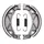 ADAPTABLE SCOOTER BRAKE SHOE SET MBK 50 BOOSTER FRONT/REAR/YAMAHA 50 BWS FRONT/REAR (SOLD A PAIR)