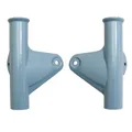 SUPPORT DE PHARE/PROJECTEUR CYCLO ADAPTABLE MBK/MOTOBECANE 88, 881 A PEINDRE BASE BLEU -SELECTION P2R