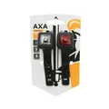 ECLAIRAGE VELO A PILE KIT AXA NITELINE LEDS NOIR, AVEC PILES CR2032 AUTONOMIE + 50 HEURES (VU A 150m)