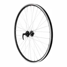 TREKKING WHEEL DISC/BRAKE SHOE LOCKING 700 X 35 - 28" M260 FRONT BLACK HUB VELOX 6 HOLES RIM 19C 32 SPOKES - WEIGHT MAX 130 kg