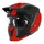 HELMET TRIAL MT HELMETS STREETFIGHTER SV S TWIN C5 MATTE BLACK/RED M SINGLE VISOR TRANSPARENT CONVERTIBLE WITH CHIN BAR REMOVABLE (SUPPLIED WITH ONE SCREEN ADDITIONAL MIRROR) (ECE 22.06)