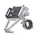 SMARTPHONE MOUNT/TELEPHONE RIXUS ORIENTABLE 360- FOR TELEPHONE OF 68-112 mm ALUMINIUM WITH MOUNTING KIT TO CLAMP ON HANDLEBAR UPPER TO 22 mm (SOLD INDIVIDUALLY) -RXBH17