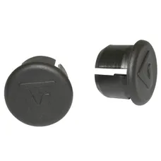 HANDLEBAR END PLUG ROAD VELOX BLACK (CARDED PER 2)