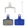 PLAQUETTE DE FREIN VTT SHIMANO ULTEGRA/105 R9170, R8070, R8170, RS805, R7070, 7170, RS505, RS-405, RS-305, DURA-ACE R9170, METREA U5000, XTR M9100, GRX RX400, RX810 (MARWI ORGANIC) (PAIRE SUR CARTE)