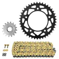 KIT CHAINE ADAPTABLE YAMAHA 1000 YZF-R1 2015>2020, YZF R1 M 2015>2020 525 16x41 (DIAM COURONNE 112/138/10.5) (DEMULTIPLICATION ORIGINE) -AFAM