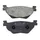 BRAKE PAD SET NEWFREN FOR YAMAHA 560 TMAX 2020> REAR, 530 TMAX 2012>2019 REAR (L 100 mm - H 39 mm - P 11.6 mm) (FD0493BE) (ELITE ORGANIC)