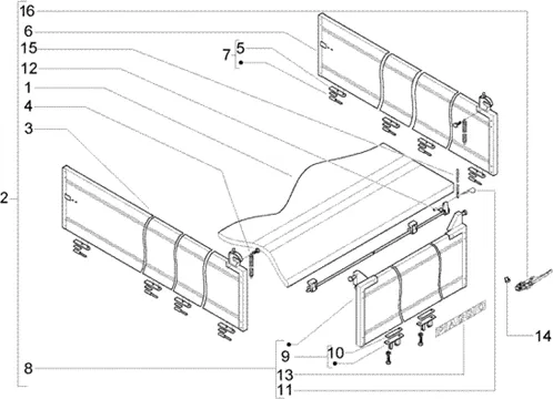 Plateau pick-up (aluminium)