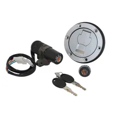 CONTACTEUR A CLE 50 A BOITE ADAPTABLE APRILIA 50 RS 2006>/DERBI 50 GPR 2004> (AVEC SERRURE DE SELLE + BOUCHON ESSENCE) -P2R