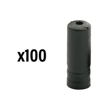 END CAP OF CABLE HOUSING 5 mm PLASTIC BLACK WATERPROOF (SOLD IN PACKS OF 100) -ELVEDES
