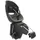 PORTE BEBE/SIEGE ENFANT ARRIERE PRODIGEE ICON A FIXER SUR CADRE NOIR COUSSIN GRIS AVEC SERRURE (JUSQU'A 22 Kg MAX) (HOMOLOGUE CE EN 14344)