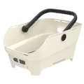 REAR BASKET SYNTHETIQUE RECYCLE CENTO NEO MIK 2.0 BASIL WHITE CASSE (46X35X25CM) COMPATIBLE SYSTEM MIK 2.0 (MOUNTING KIT INCLUDED)
