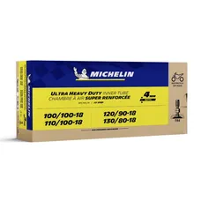 CHAMBRE A AIR 18'' 100/100-18 A 130/80-18 MICHELIN 18UHD VALVE TR4 (ULTRA RENFORCEE) (CROSS)