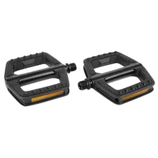 PEDAL MTB/BMX NEWTON ALUMINIUM/RESIN BLACK ANODISE 9/16" TO BEARING (PAIR) 105X109MM