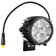 LIGHT/FRONT LIGHT FOR SCOOTER TO LED COMPATIBLE KUKIRIN G2 MASTER/SMARTGYRO RYDER BLACK -P2R SELECTION