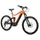 ELECTRIC BICYCLE/E-BIKE MTB 27,5 LEADER FOX ARRAN ALL SUSPENSION MEN'S ORANGE NEON 10-SPEED MID-DRIVE MOTOR PANASONIC GX ULTIMATE 36-SPEED 90NM BATTERY 20AH (FRAME 16'' - H42CM - S - ADULT OF 158 cm TO 168 cm)