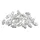 VIS CREUSE TENDEUR DE CABLE VELO M10 FENDUE ALU ARGENT (SACHET DE 25 PIECES)