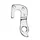 DERAILLEUR HANGER ALUMINIUM MARWI CUBE MODELE ROAD GH-165 (SOLD INDIVIDUALLY CARDED)