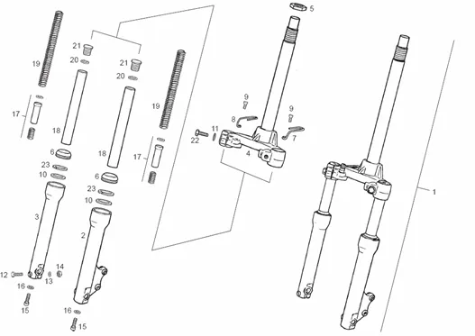 Fourche avant