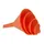 ENTONNOIR PRESSOL EN POLYETHYLENE ORANGE DIAMETRE 50-75-100-120 mm (JEU DE 4)