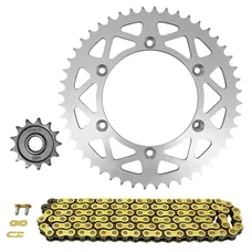 KIT CHAINE ADAPTABLE YAMAHA 125 YZ 2005>2021 520 13x48 (DIAM COURONNE ALU 130/150/8.5) (DEMULTIPLICATION ORIGINE) -AFAM