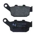 BRAKE PAD SET NEWFREN FOR TRIUMPH 675 STREET TRIPLE 2008>2012 REAR/HONDA 750 XRV AFRICA TWIN 1990>2003 REAR (L 86.5 mm - H 40.5 mm - P 10.6 mm) (FD0136BE) (ELITE ORGANIC)
